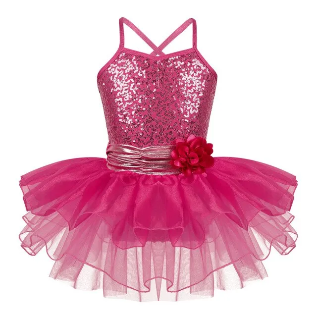 #11001 Girls Lyrical Dance Costumes- Parties - Tutu Dress