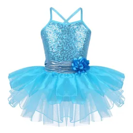 #11001 Girls Lyrical Dance Costumes- Parties - Tutu Dress