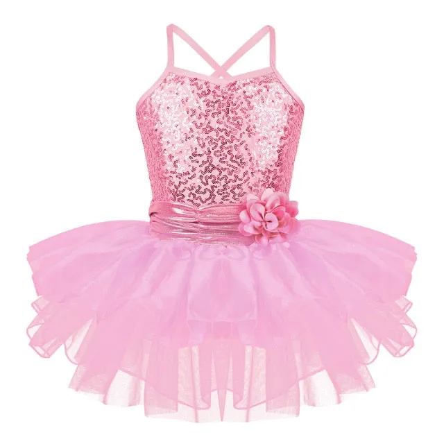 #11001 Girls Lyrical Dance Costumes- Parties - Tutu Dress