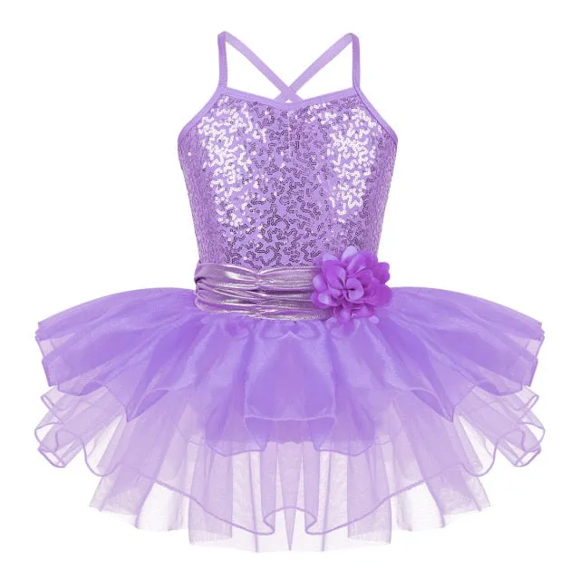 #11001 Girls Lyrical Dance Costumes- Parties - Tutu Dress