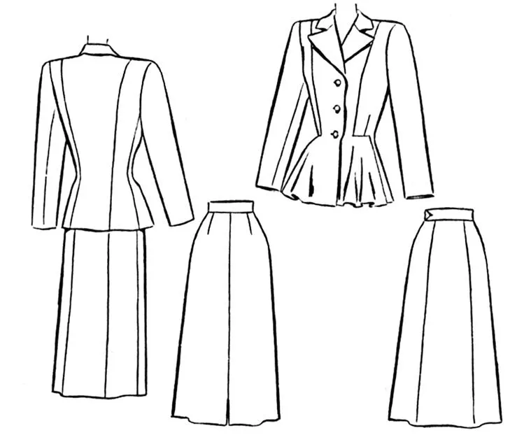 1947 Two-Piece Suit SE40-6777