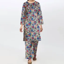 2PC - Unstitched Digital Printed Lawn Suit PS4844