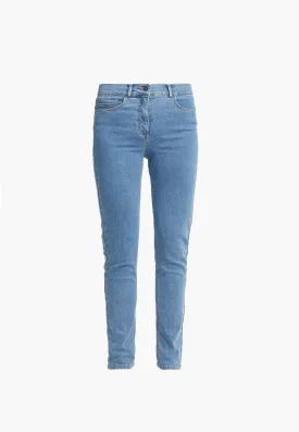 Agatha Slim - Medium Length - Blue Denim