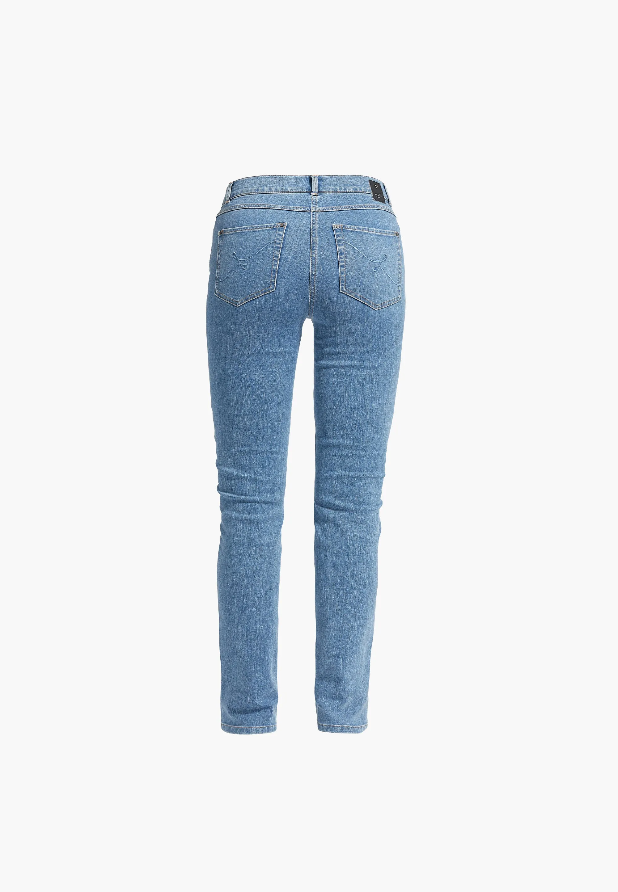 Agatha Slim - Medium Length - Blue Denim