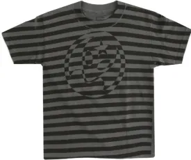 Alien Workshop Soldier Stripe All Over Print Youth Short Sleeve T-Shirt - Charcoal - Youth Medium