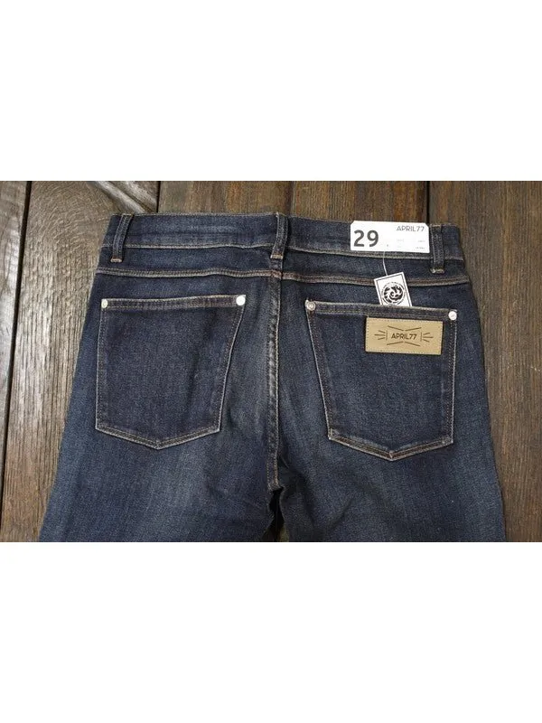 April77 Men's Joey Mick Dirt Jeans Indigo Dark Wash 5WJMDIR