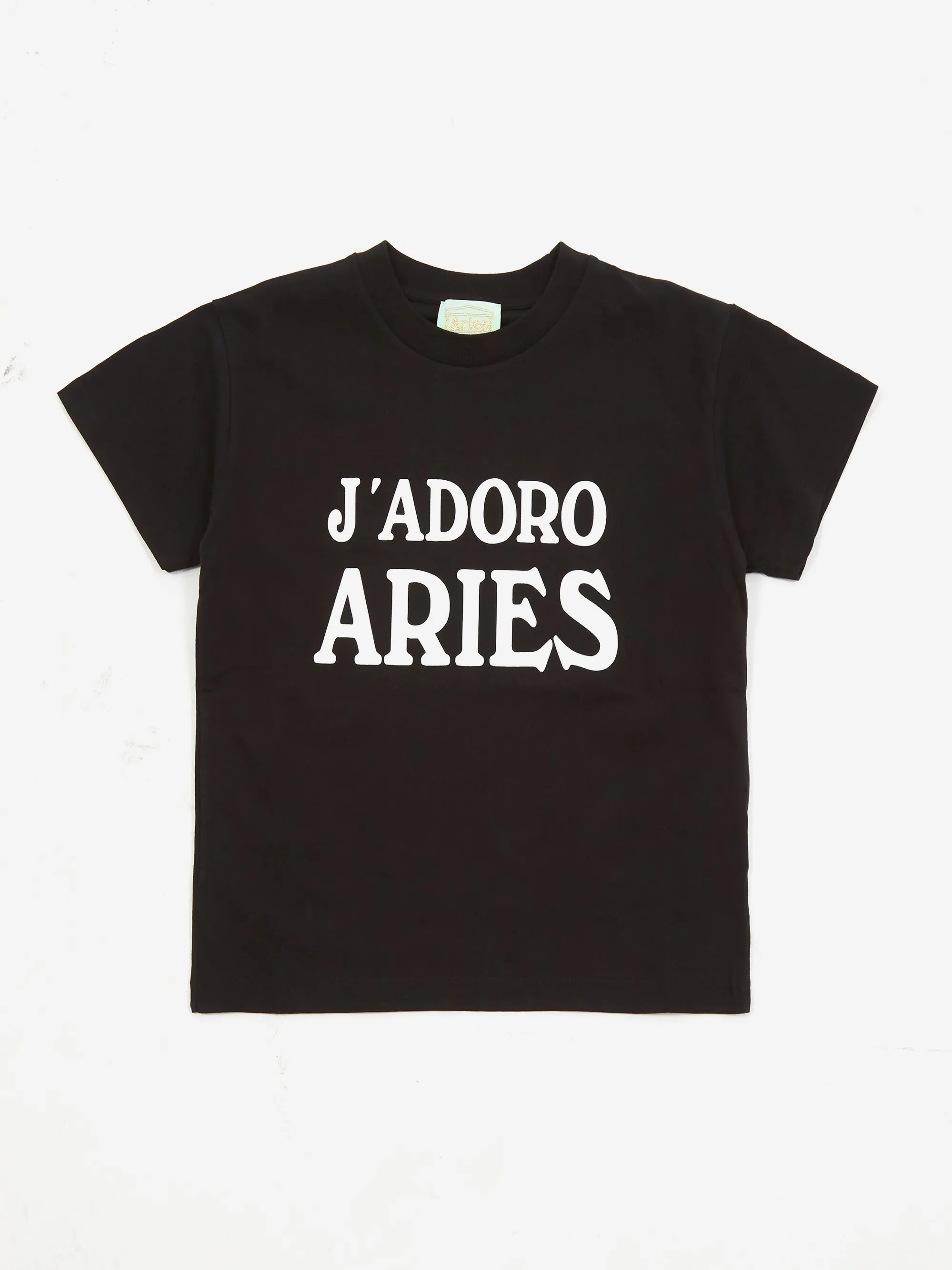 Aries J'adoro Aries SS Tee (Baby Fit) - Black