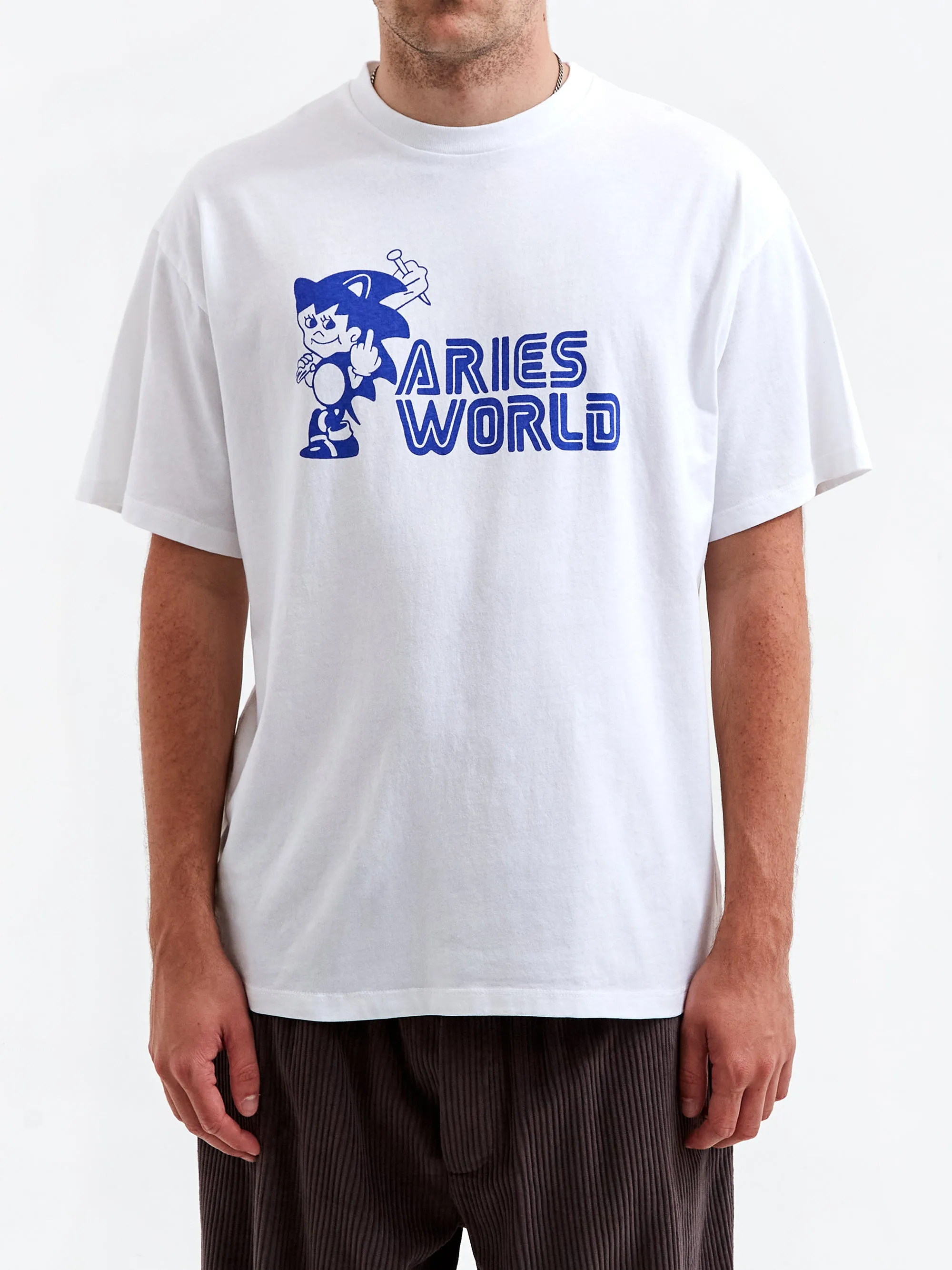 Aries Sonico Short Sleeve T-Shirt - White