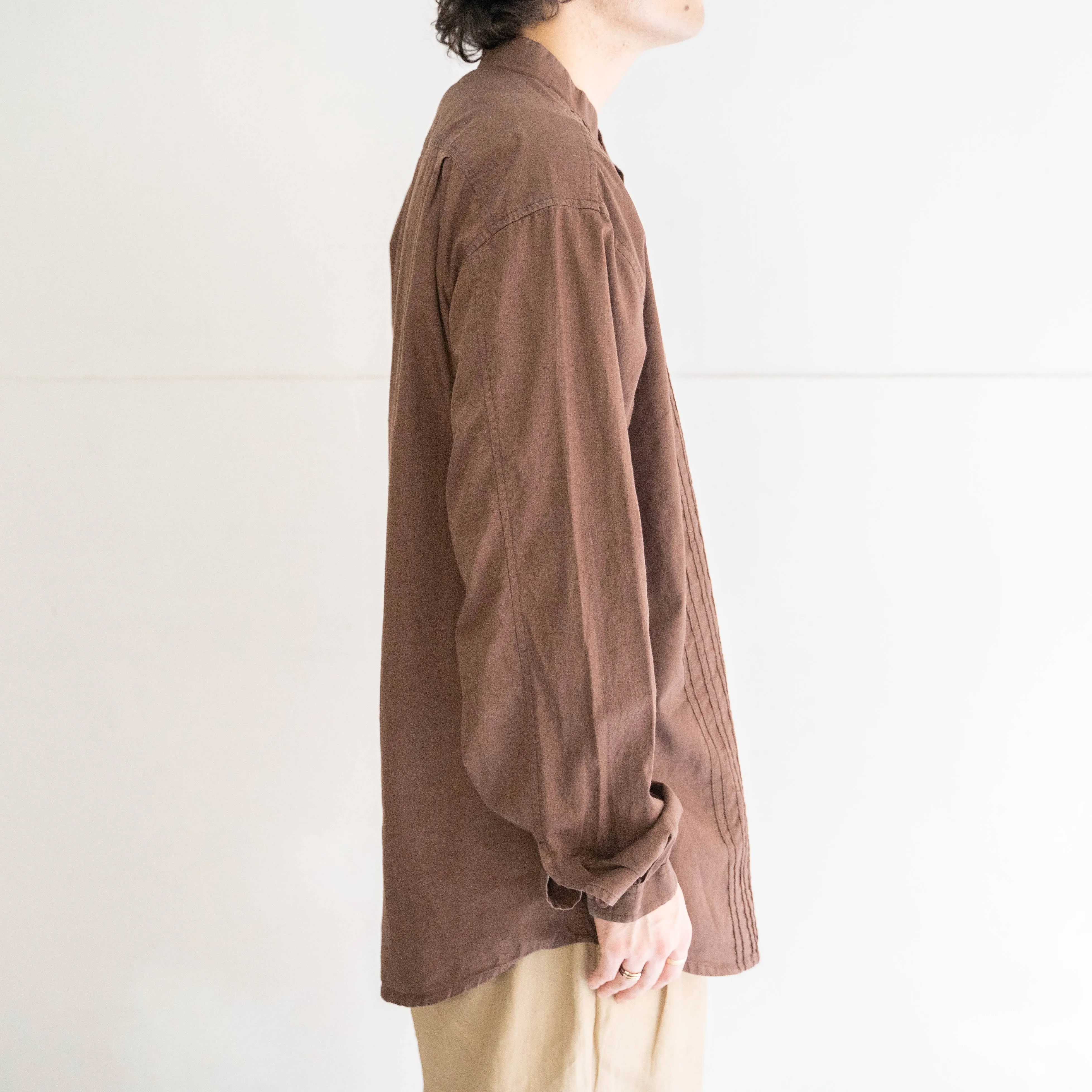 around 1990s Germany brown color smock shirt