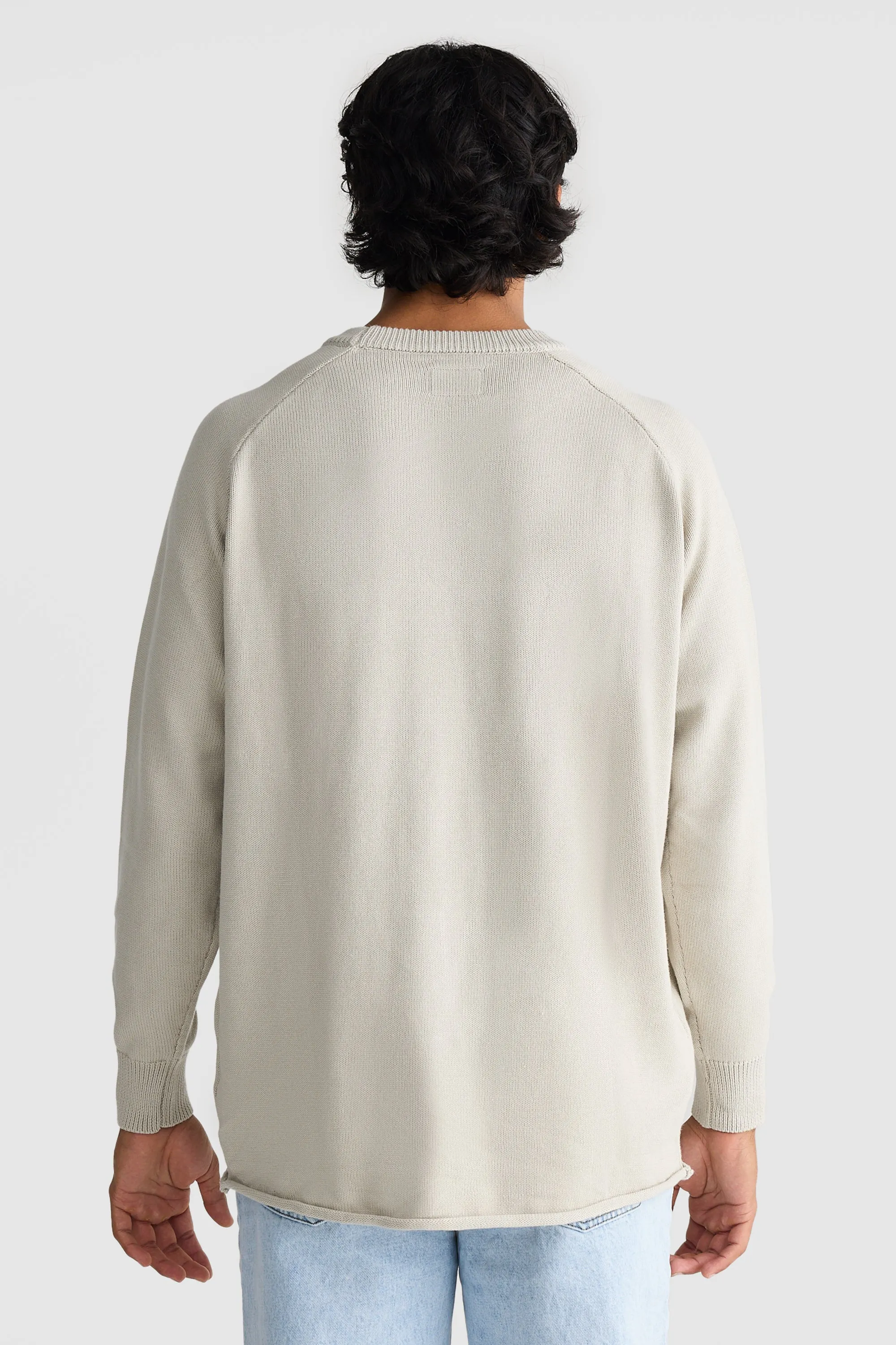 Atlas Knit Crew Bone