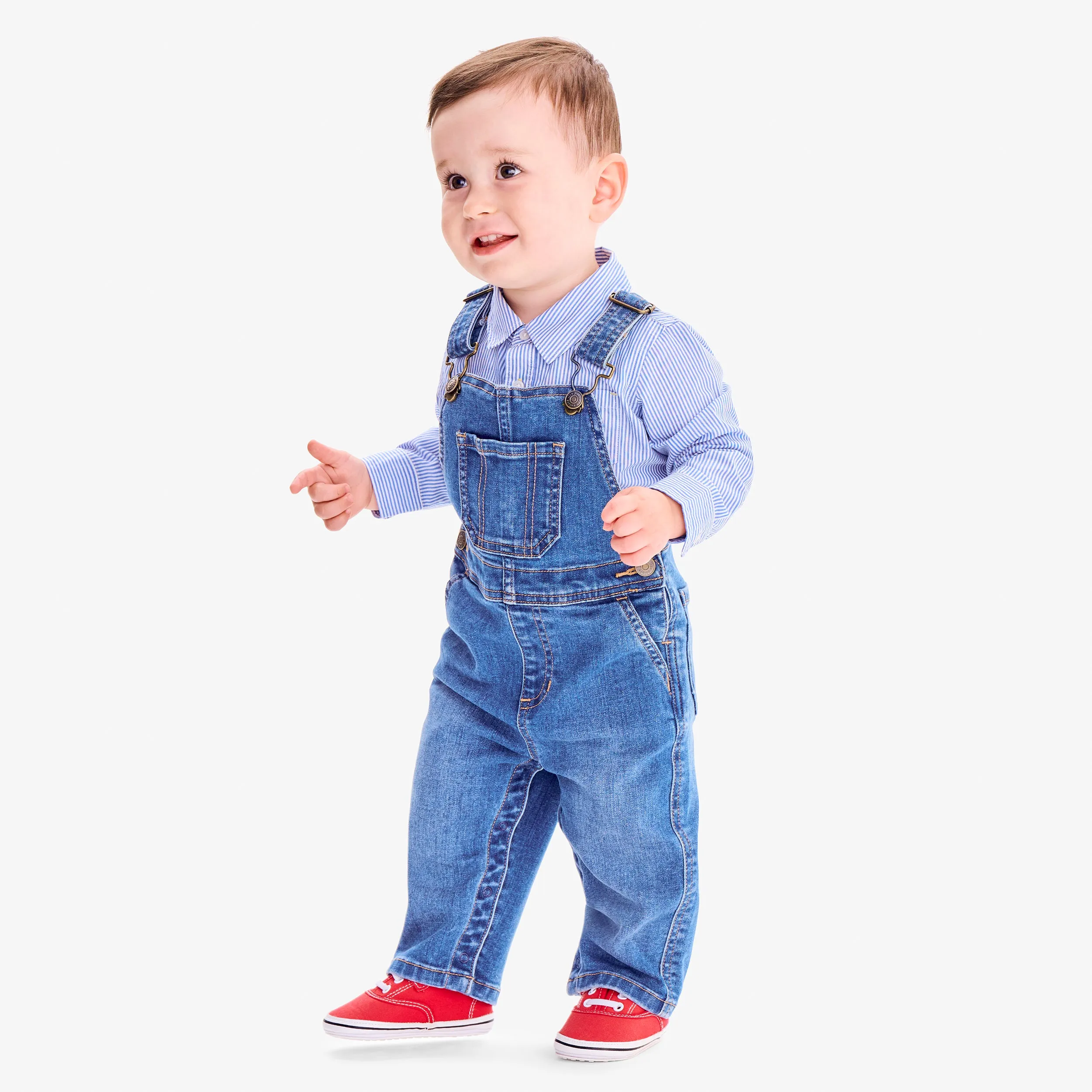 Baby denim overalls