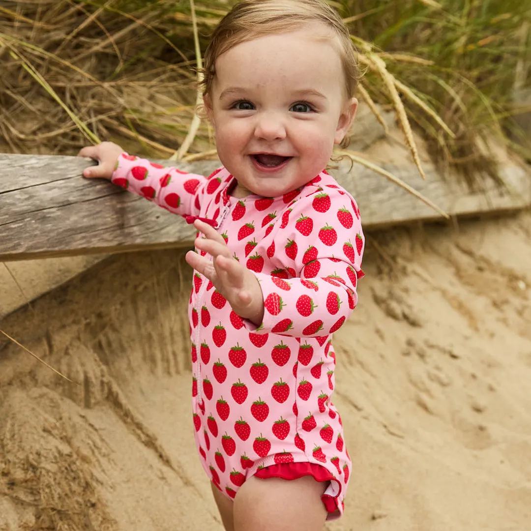 Baby Girls Arden Suit - Strawberries