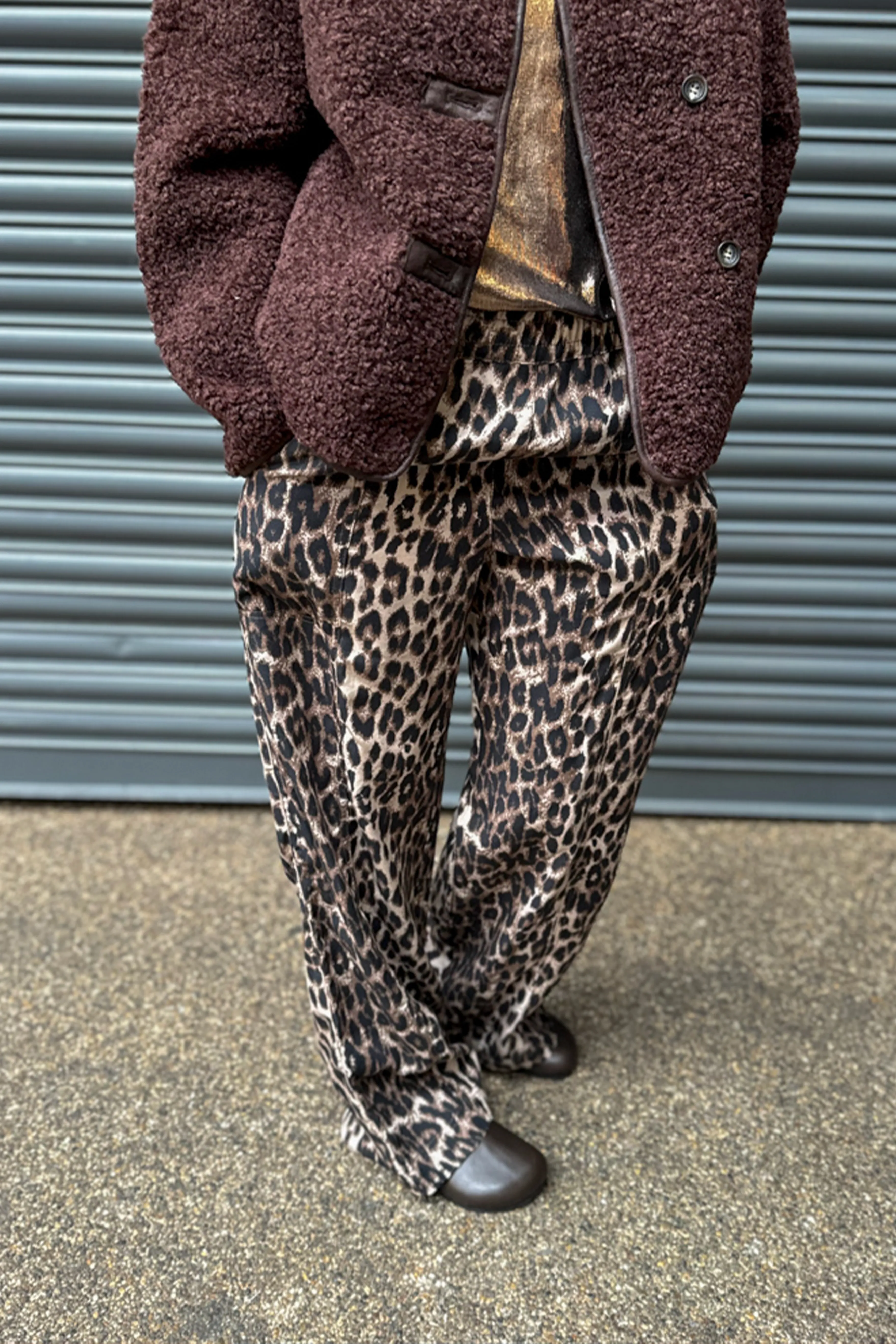 Baum Und Pferdgarten Nalana Brown Baum Leopard Trousers