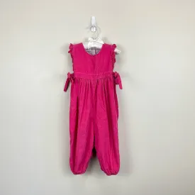 Bella Bliss Pink Corduroy Berkley Overalls 24 Months