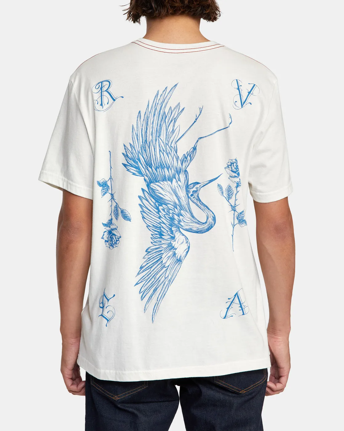 Benj Crane Tee - Antique White