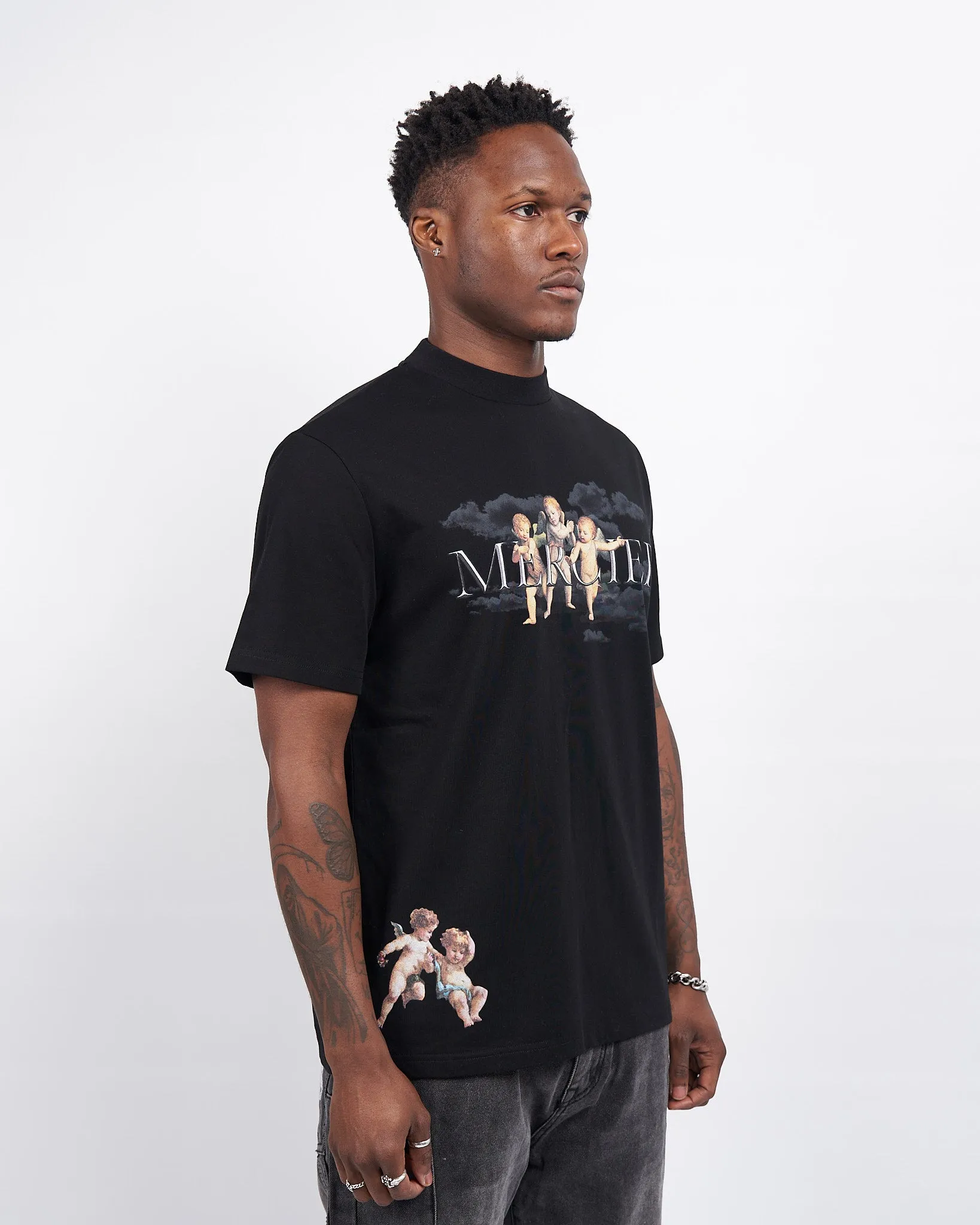 Black Angelo Relaxed Tshirt