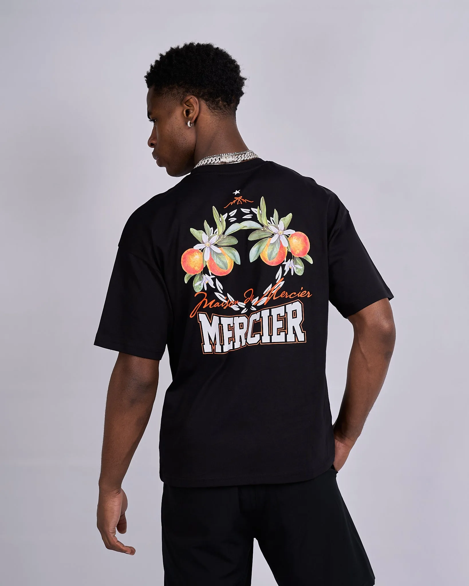 Black Maison De Mercier Citrus Tshirt