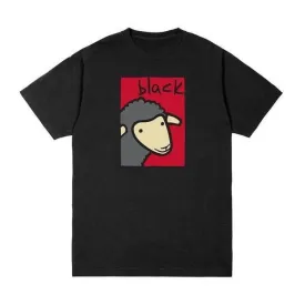 Black Sheep Life of Leisure Tee Black - Red