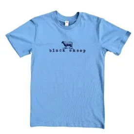 Black Sheep OG Logo Tee Carolina Blue - Navy