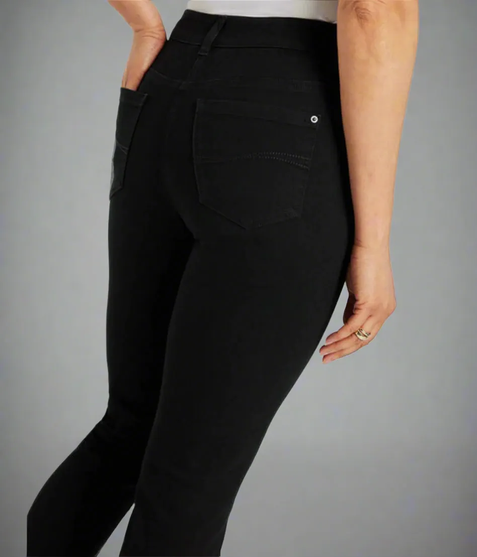 Black Susie Slim Leg Jean