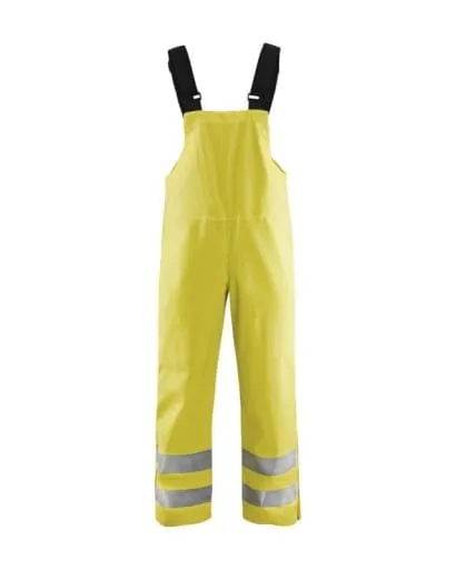 Blaklader Heavy Duty Hi-Vis Waterproof Bib Overalls - 1386