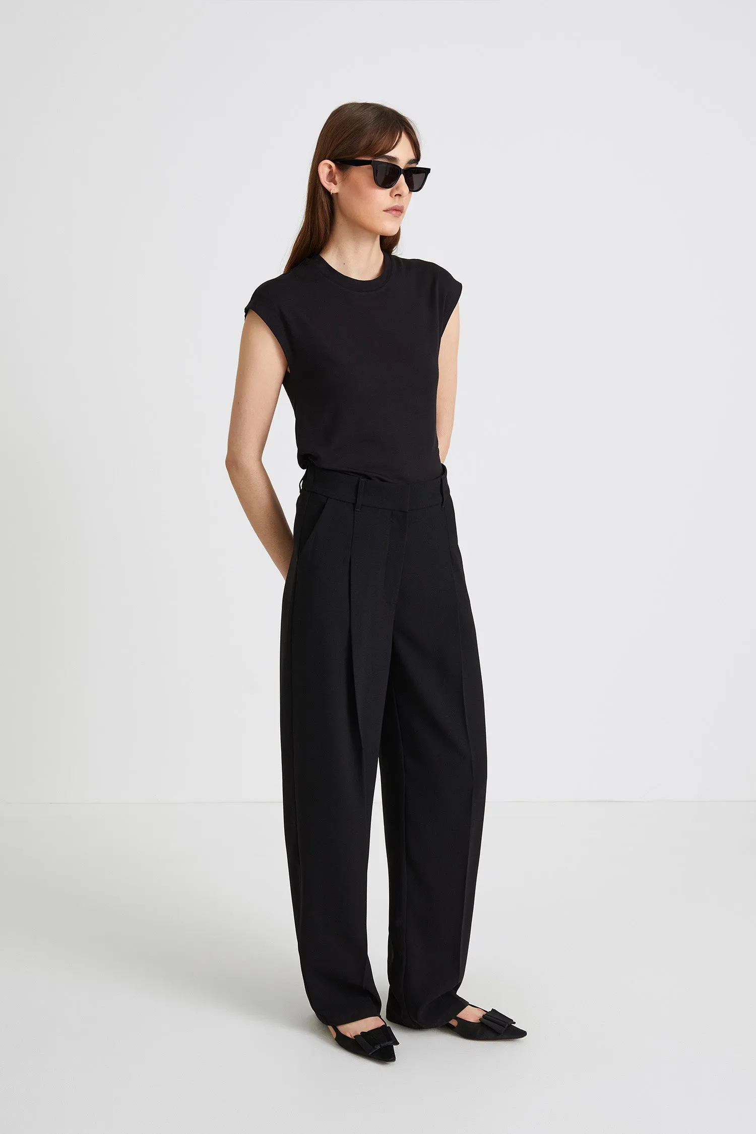 BOVILLE TROUSERS - BLACK