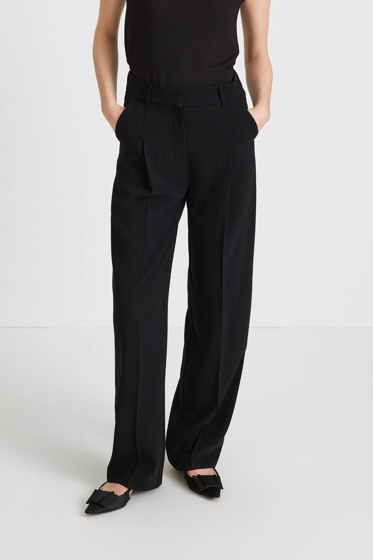 BOVILLE TROUSERS - BLACK