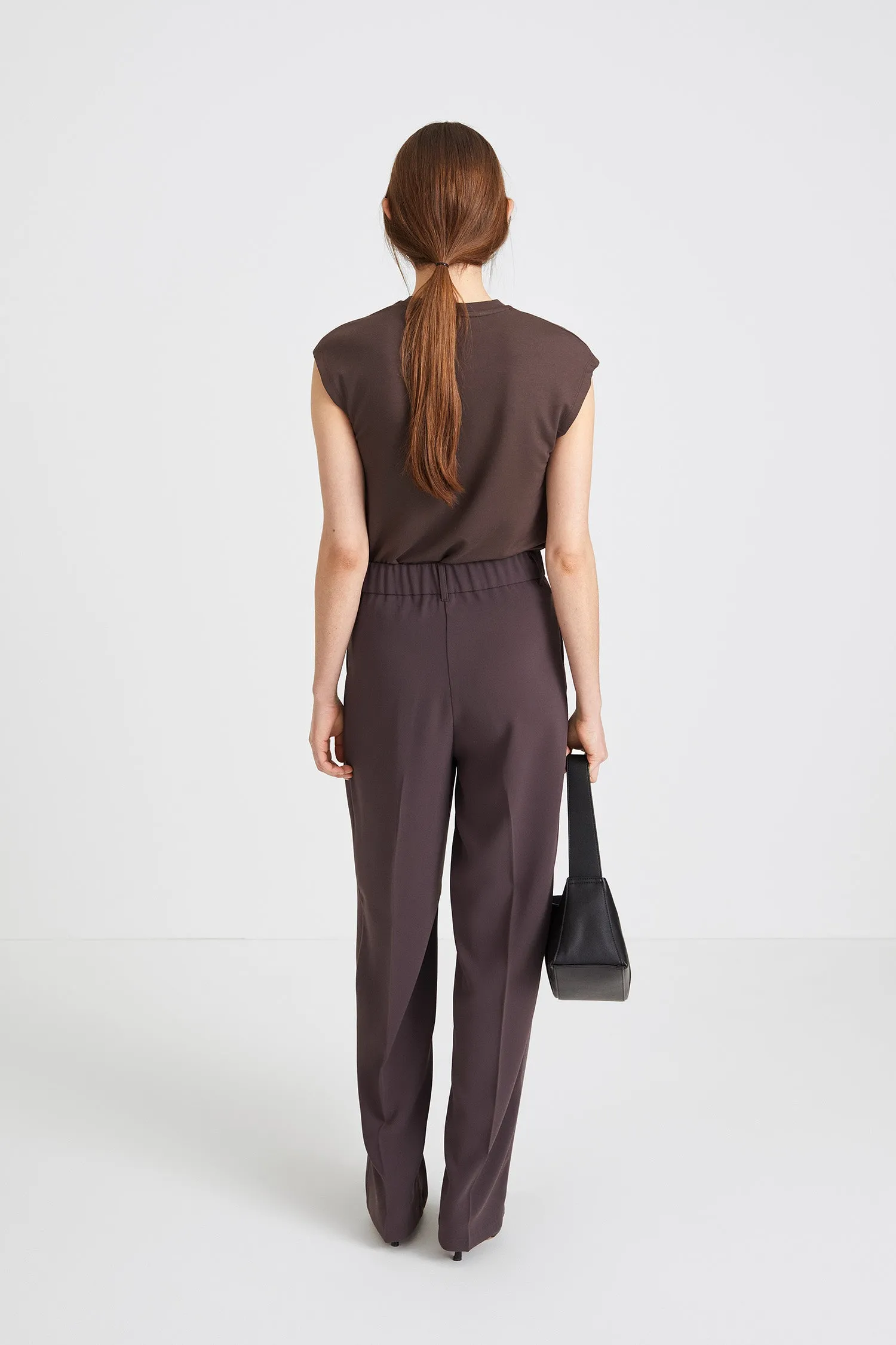 BOVILLE TROUSERS - DARK BROWN