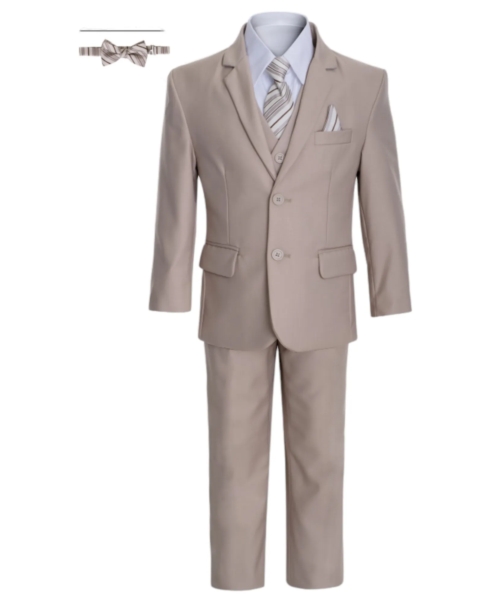 Boys Executive Khaki/Tan Suit