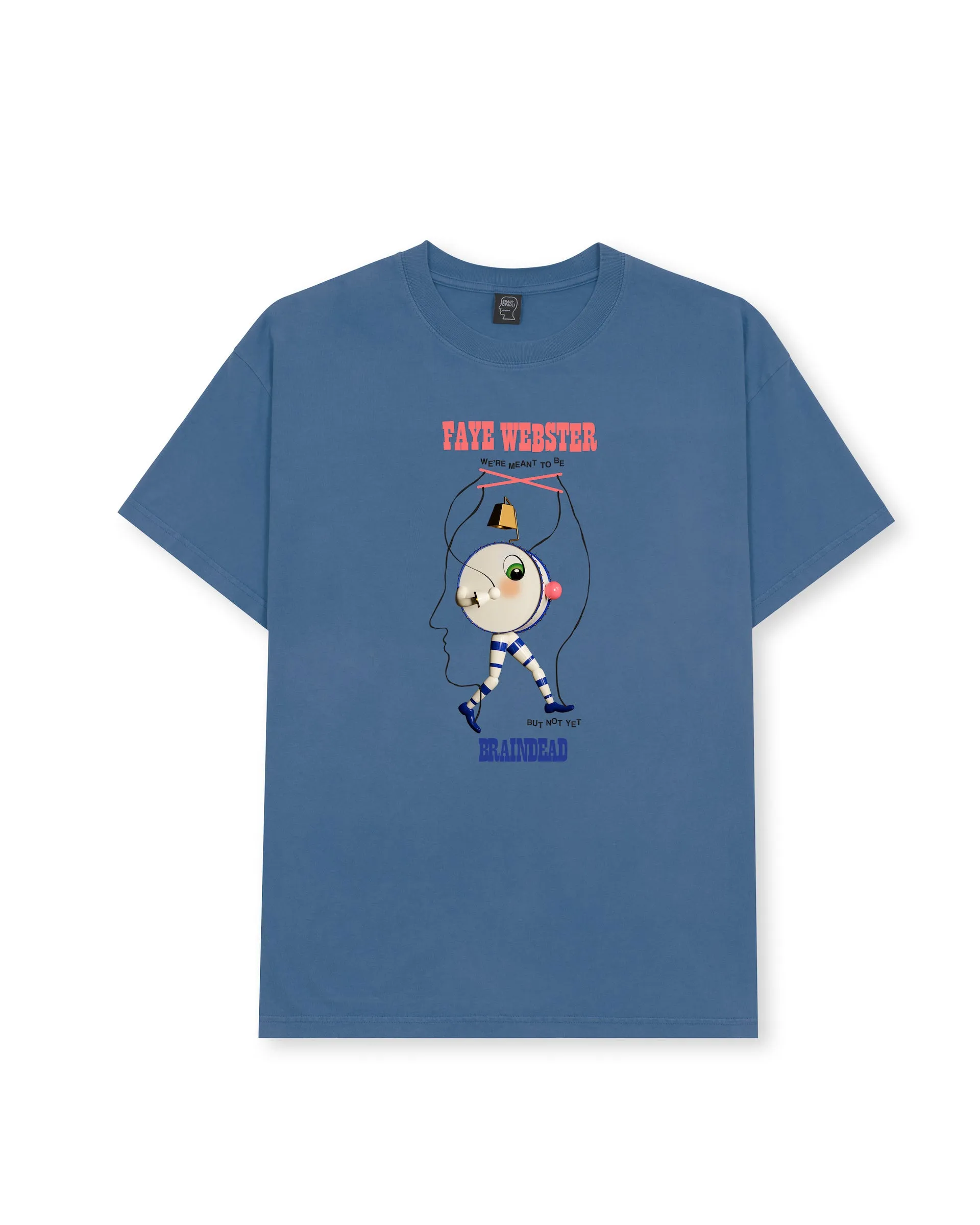 Brain Dead x Faye Webster Drummer T-shirt - Denim