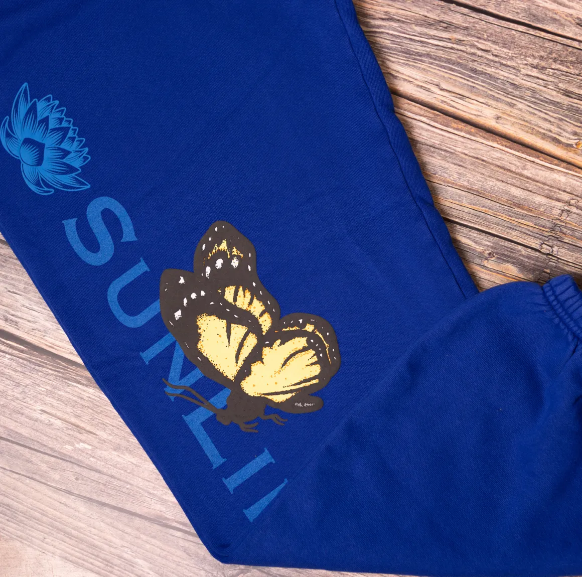 Butterfly Sweatpants - Blue