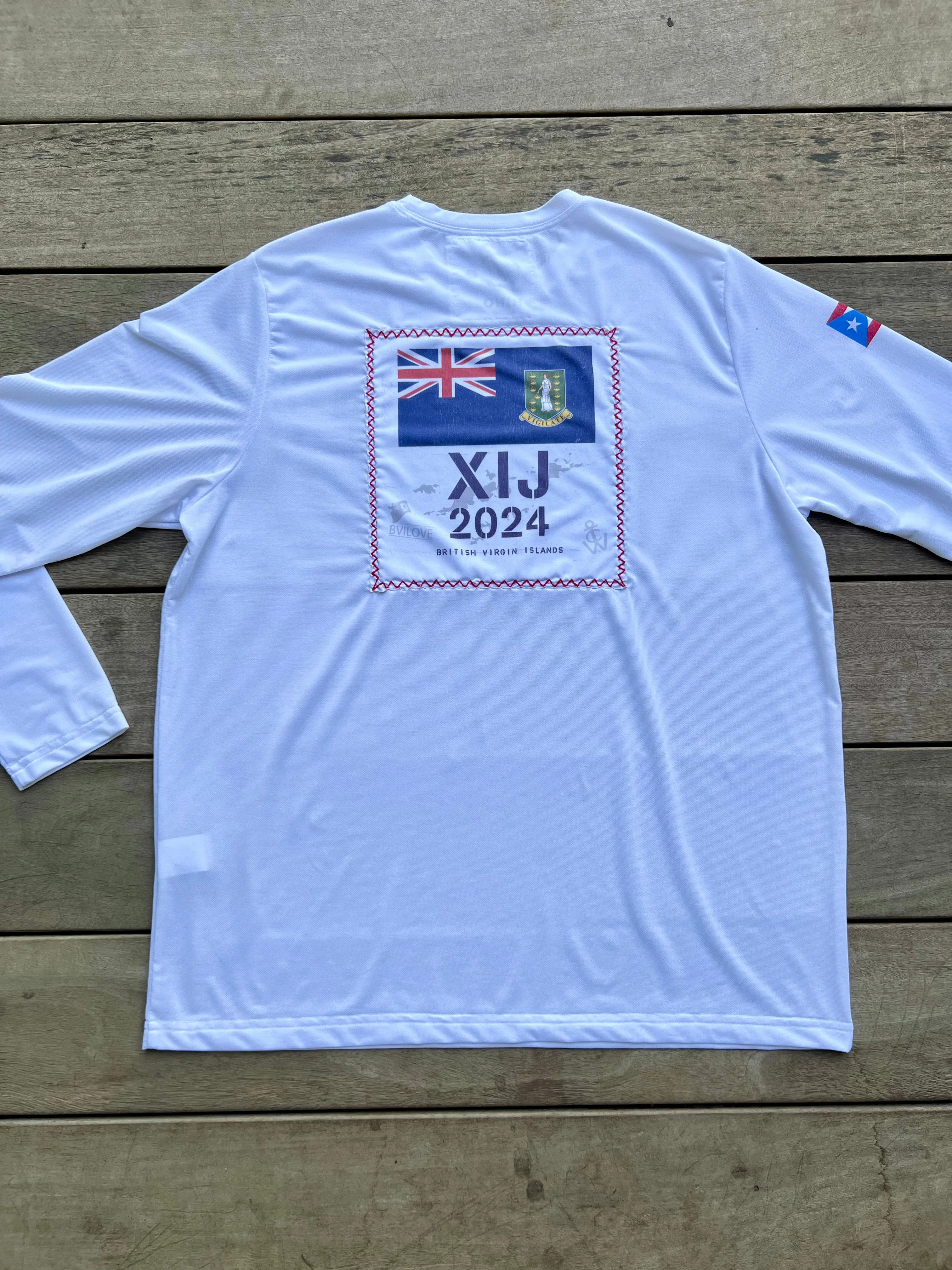 BVI XIJ24 Patch UPF50 Shirt - White