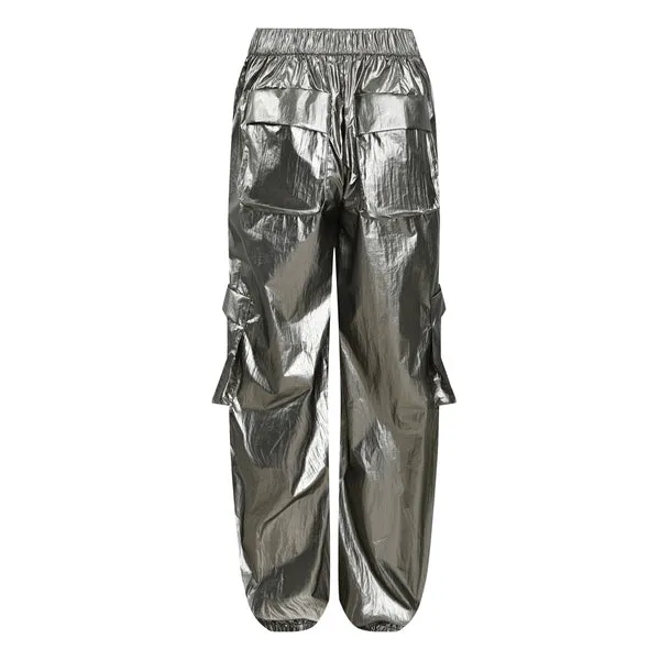 Cargo Metallic Parachute Pant