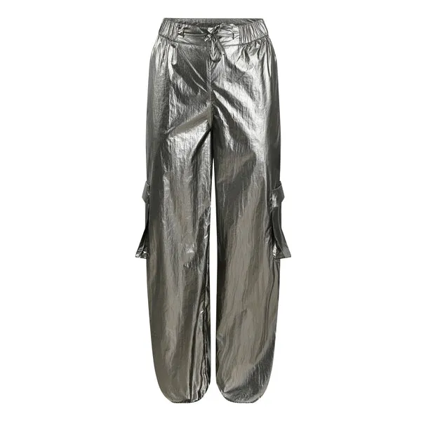 Cargo Metallic Parachute Pant