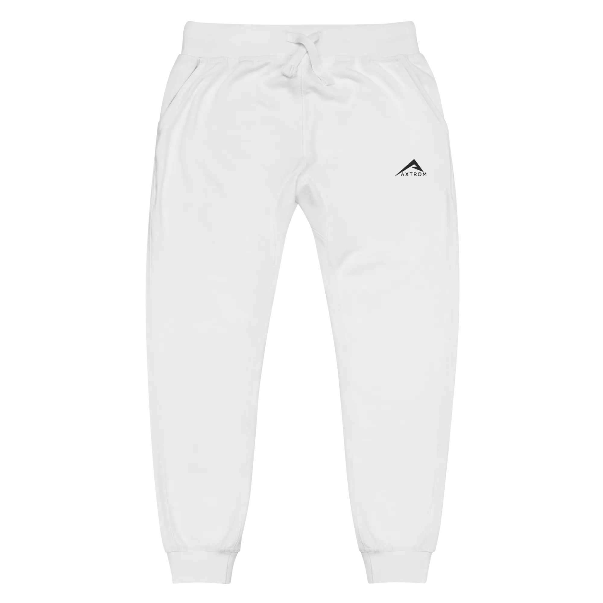 Classic slim fit sweatpants (White)