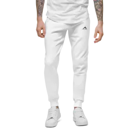 Classic slim fit sweatpants (White)