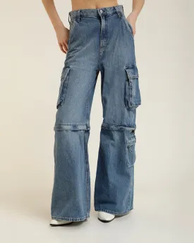 CONVERTIBLE CARGO JEANS