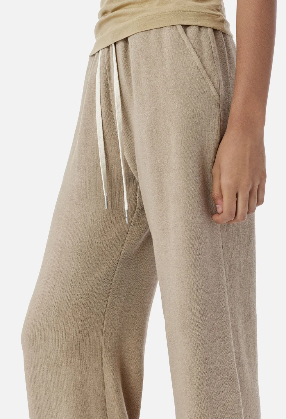 Cotton Corduroy Sweatpants / Linen