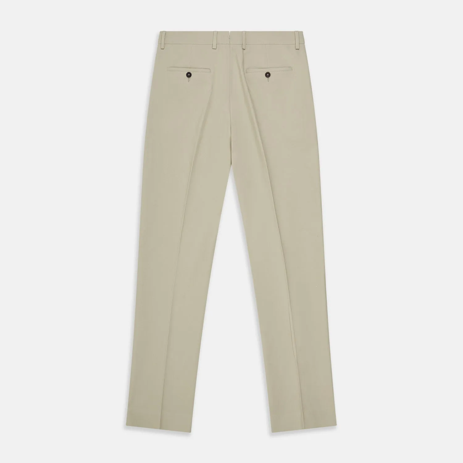 Cream Cotton Manson Trousers