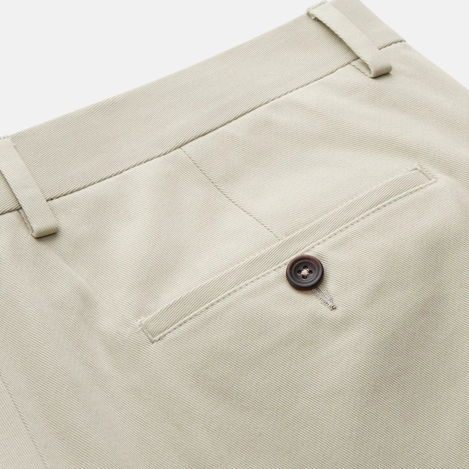 Cream Cotton Manson Trousers