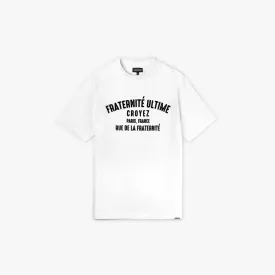 CROYEZ FRATERNITÉ T-SHIRT V2 - WHITE/BLACK