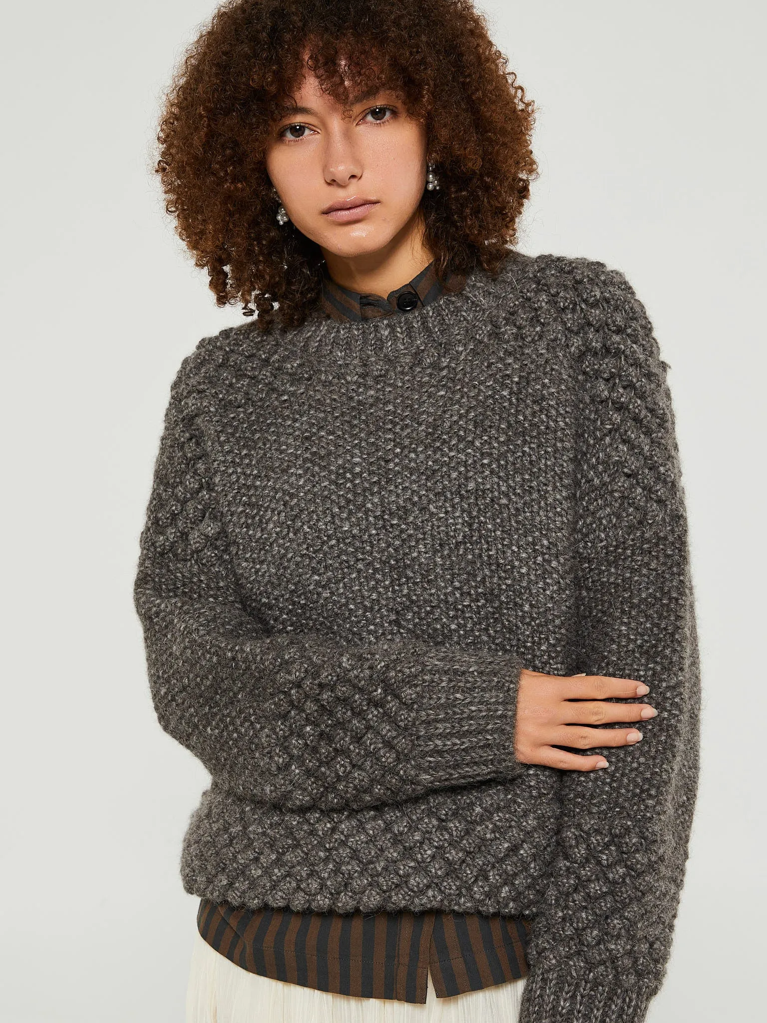 Daniela Sweater in Pure Dark Grey