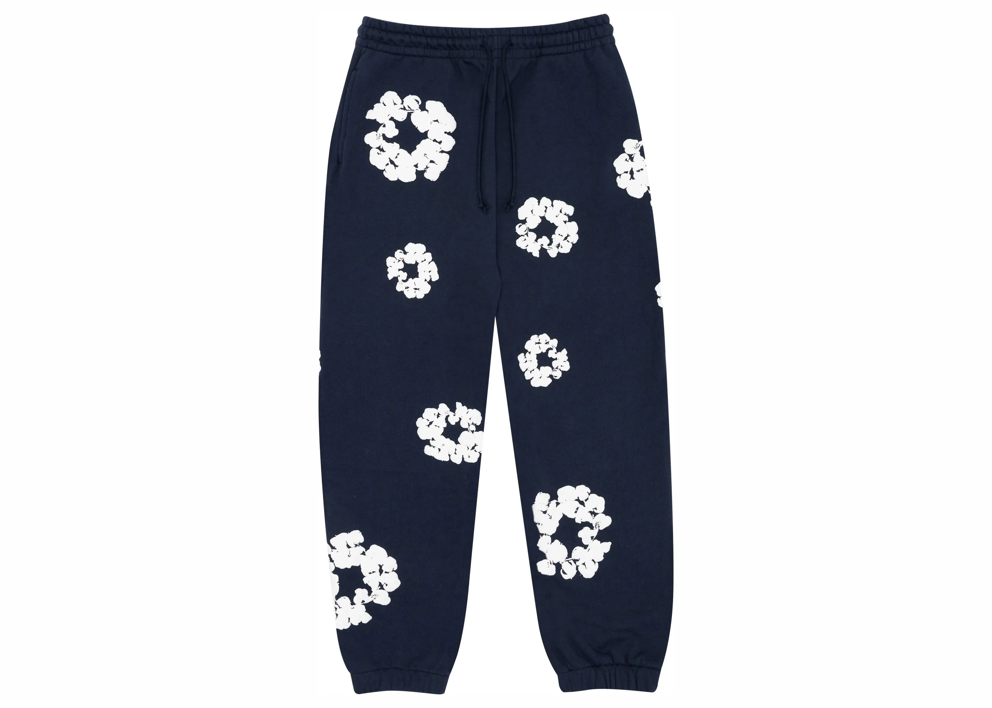 DENIM TEARS COTTON WREATH SWEATPANTS NAVY