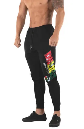 Dilligaf Smoking Rasta Sweatpants