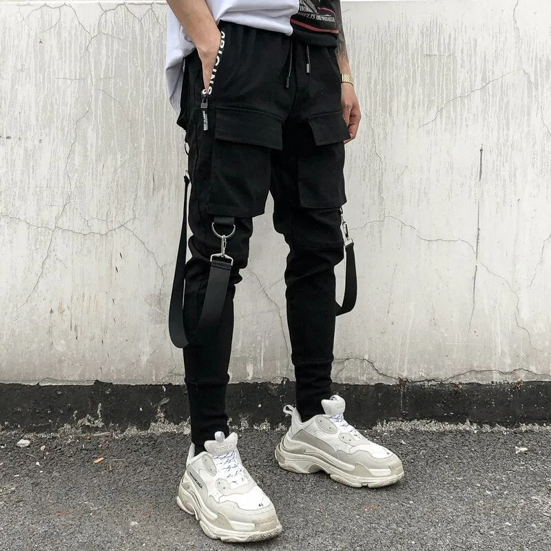 Double Straps Joggers