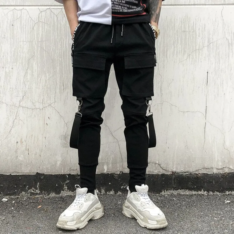 Double Straps Joggers