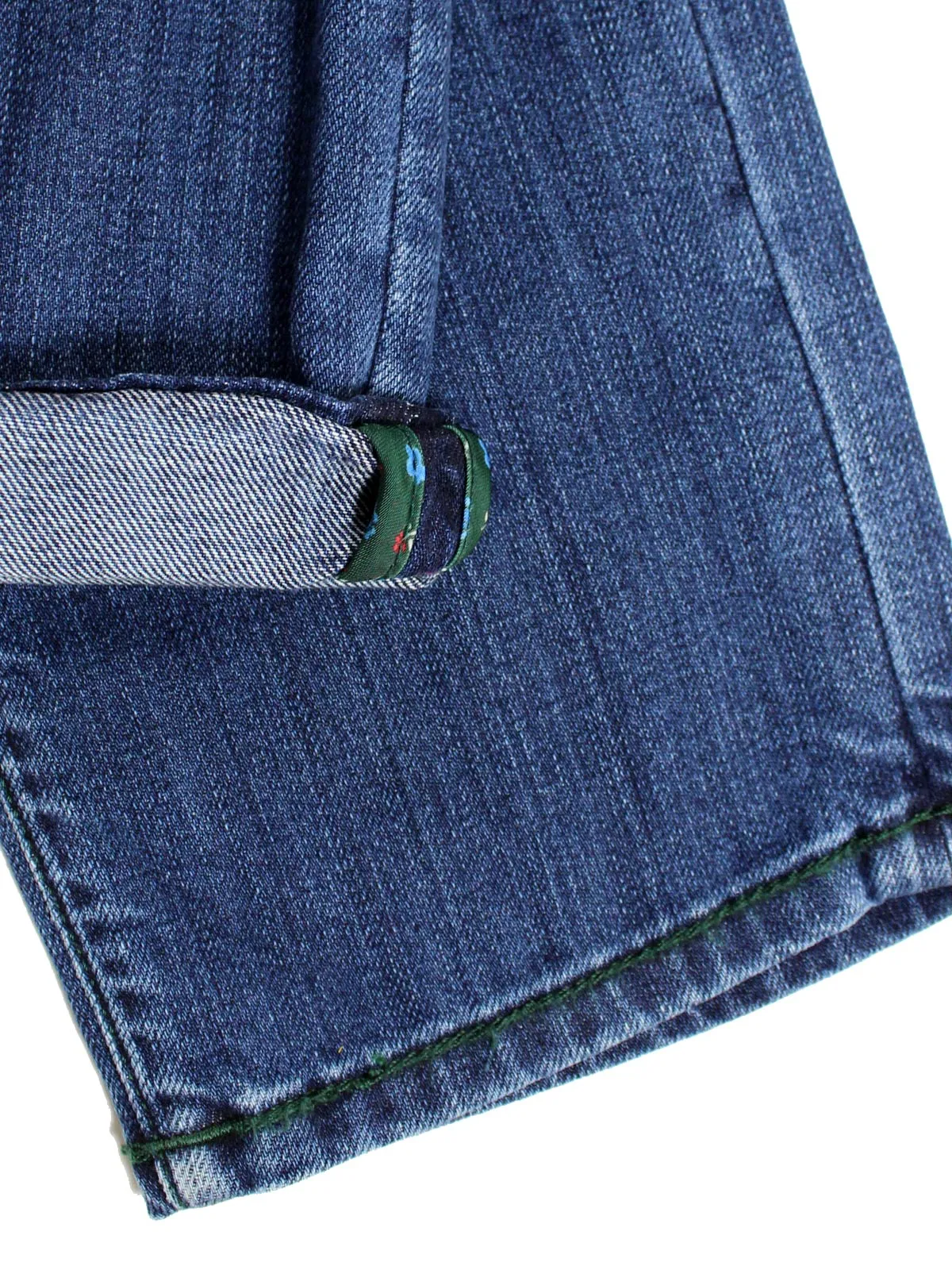 E. Marinella Jeans Dark Blue Slant Pocket Denim 36 Button Fly Slim Fit REDUCED - SALE