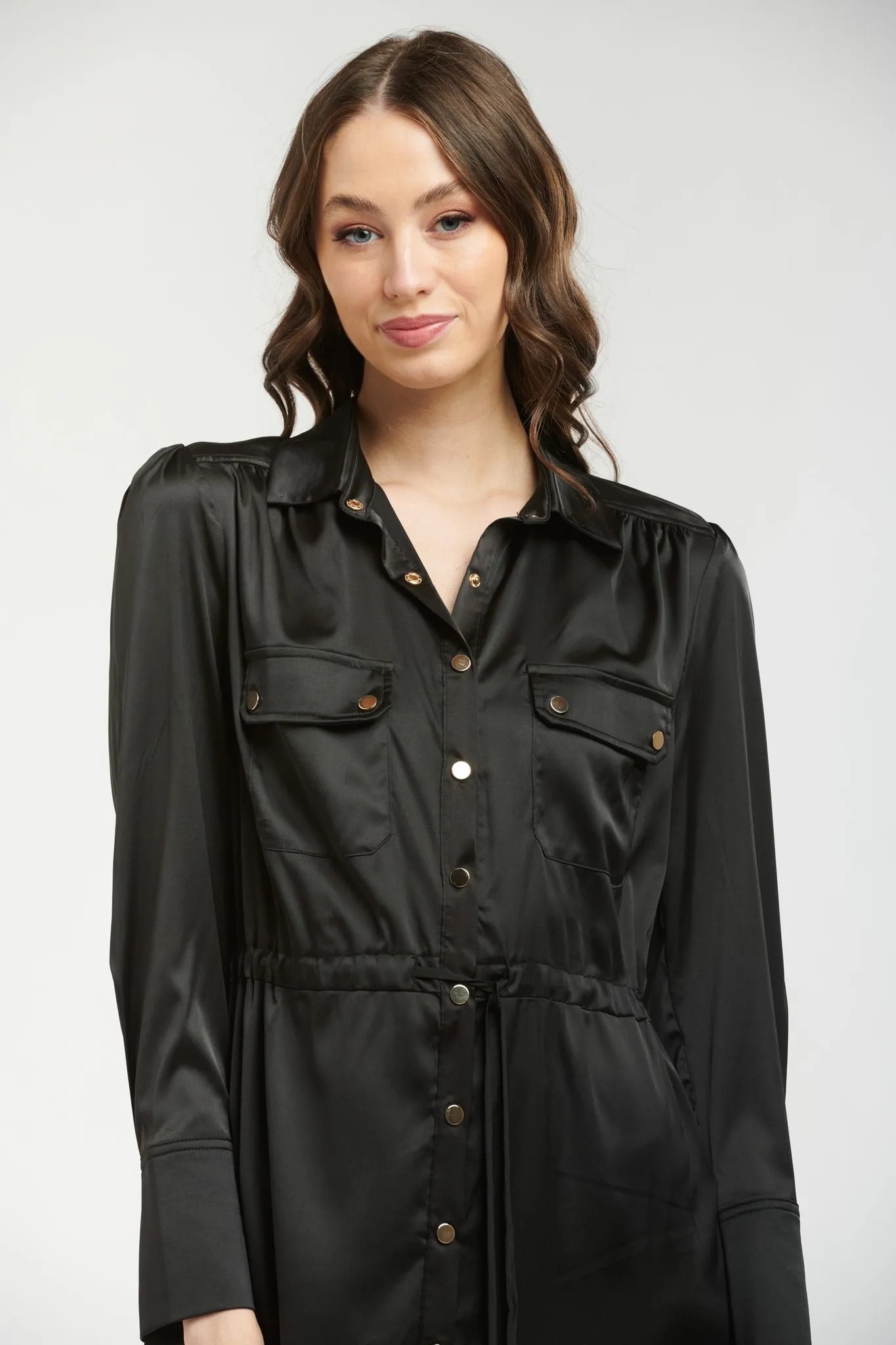 Emerson Shirtdress Black