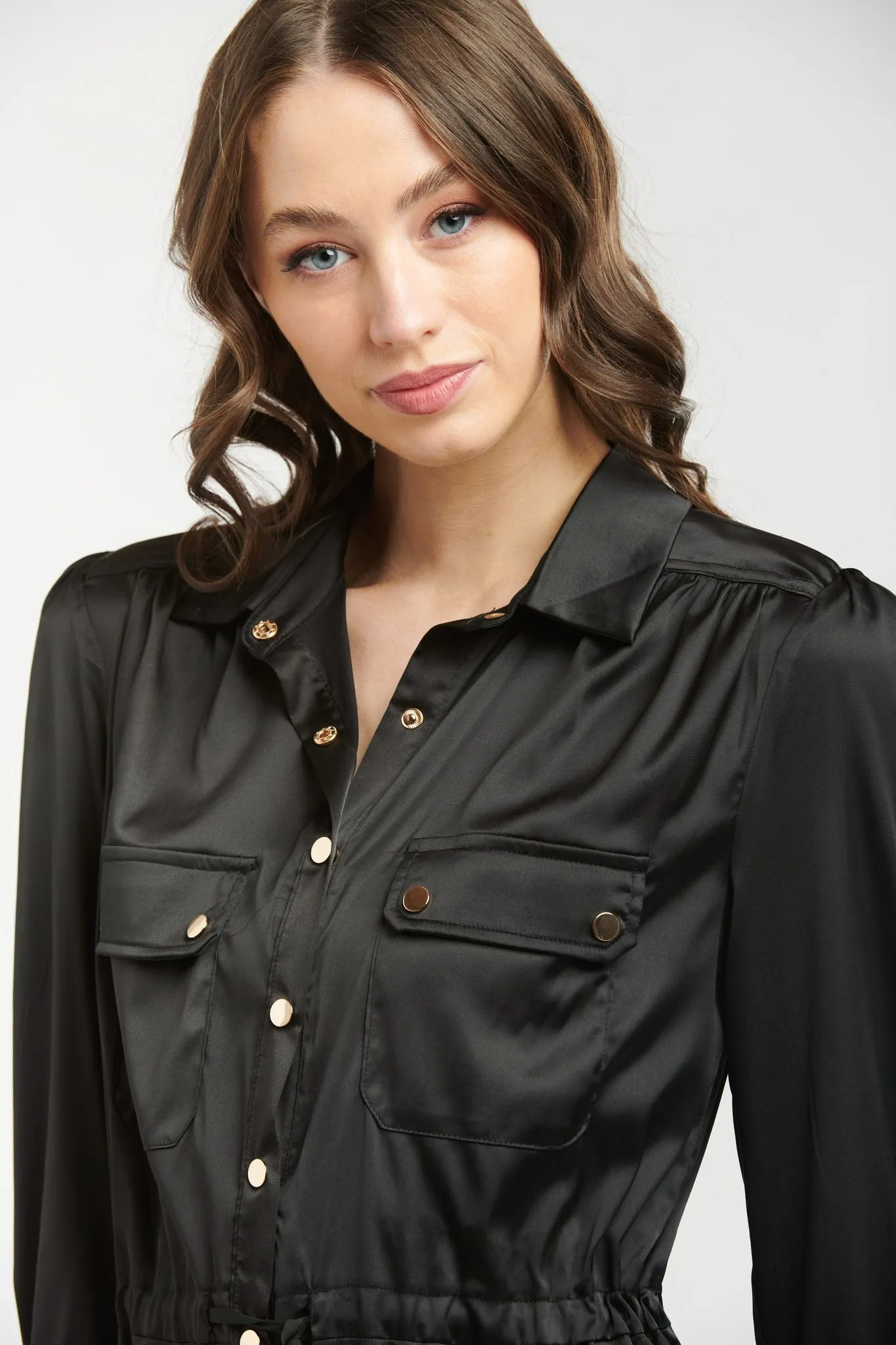 Emerson Shirtdress Black