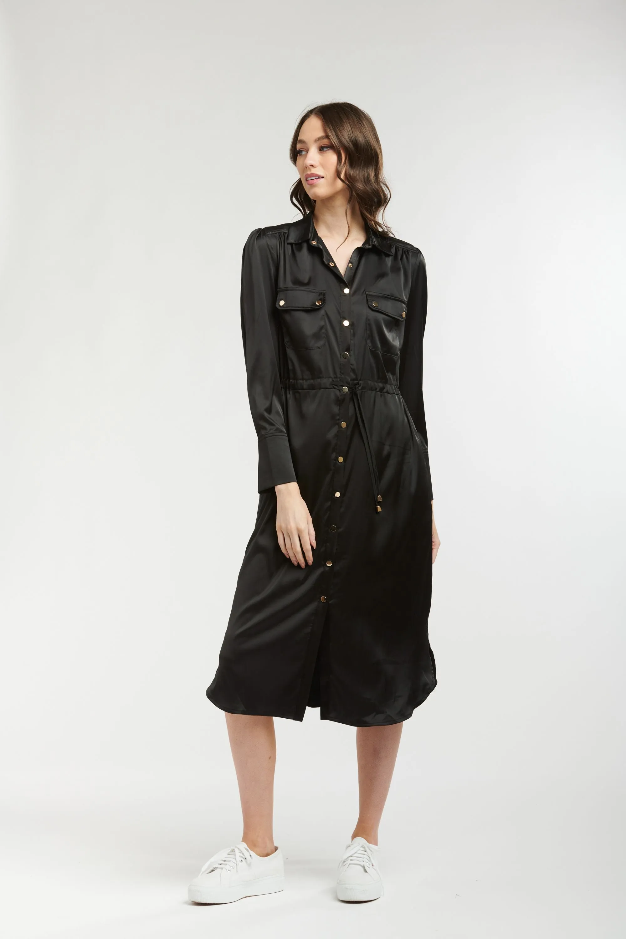 Emerson Shirtdress Black